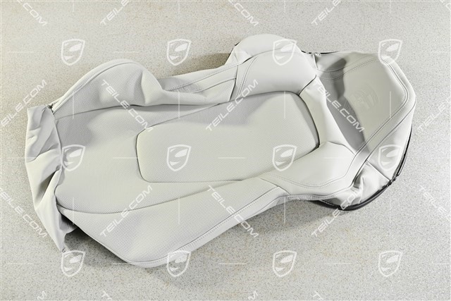 Lehnenbezug, Leder, Sportsitz, belüftet, Kreide, R