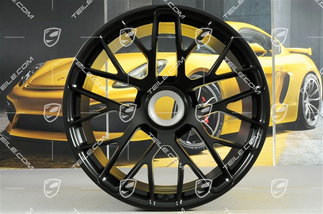 20-inch wheel Turbo S, central locking, for GTS, 11,5J x 20 ET48, black mat