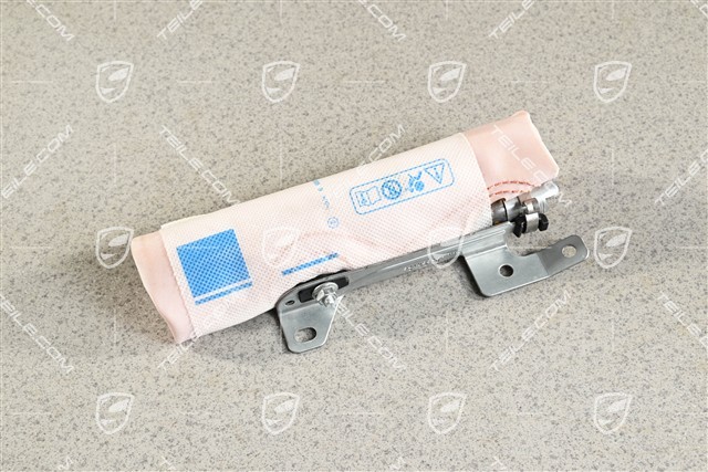 Curtain airbag unit, backseat backrest, R