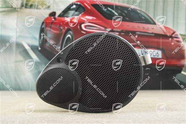 Lautsprecher, Satinschwarz, Coupe / Targa, Hinten, R