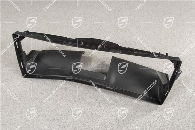 Air duct / Guide, Front Bumper with ACC, black matte