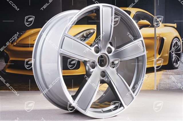 20" Felga Carrera Sport, 8,5J x 20 ET49, platynowo-srebrny metalik