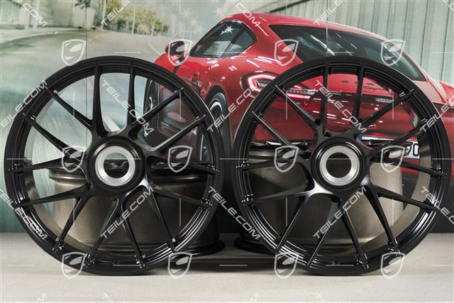 20-inch wheel rim set Turbo Sport III, central lock, 9J x 20 ET51 + 11,5J x 20 ET56, black high gloss