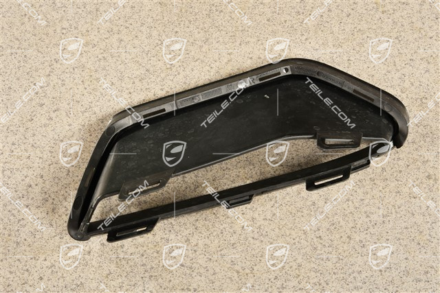 Retaining frame, Matt black, GT3 RS, R