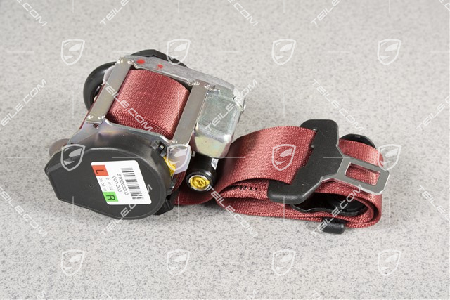 Pas bezpieczeństwa, czerwień Bordeaux, L=R