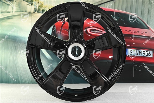21" Sport Classic Design Felge, 11,5J x 21 ET79, schwarz hochglanz