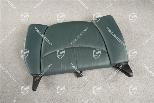 Back seat backrest, Rear, Draped leather, Cedar green, Coupe/ Targa, R