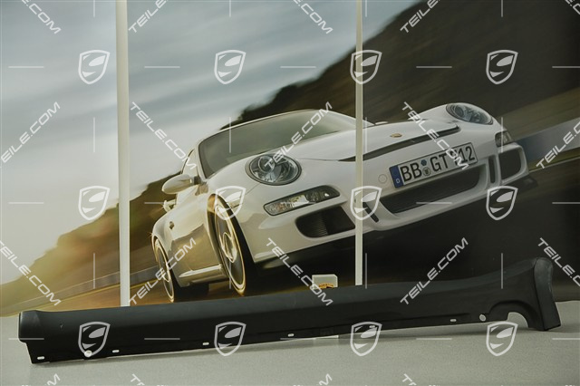 Sill cover, satin black, C4 / C4S / Turbo / GT3 RS, L