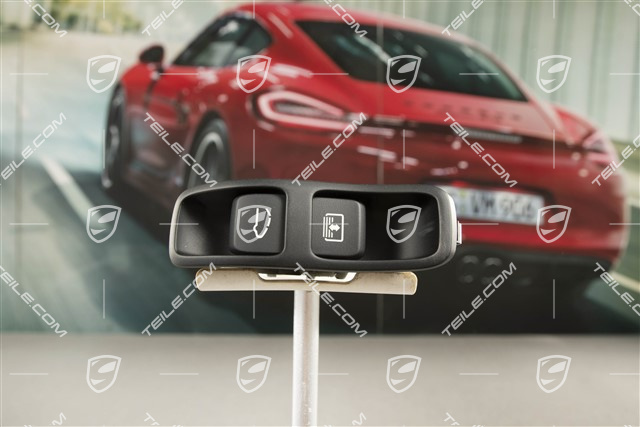 Targa, Glass roof roller blind / sun shade switch