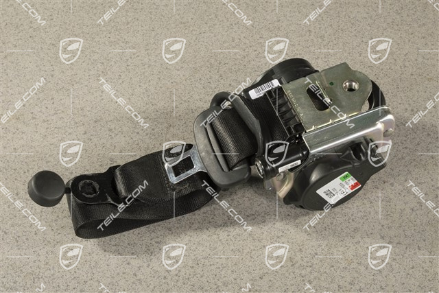 Safety seat belt, Black, L=R