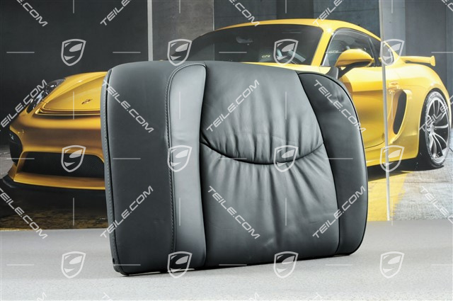 Notsitzrueckenlehne, Coupe/Targa, Raffleder, Seeblau, L