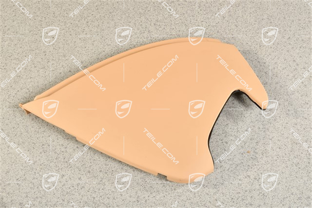 Dashboard trim side cover, Luxor Beige, L