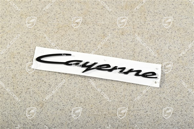 "Cayenne" Emblem / logo, High Gloss Black