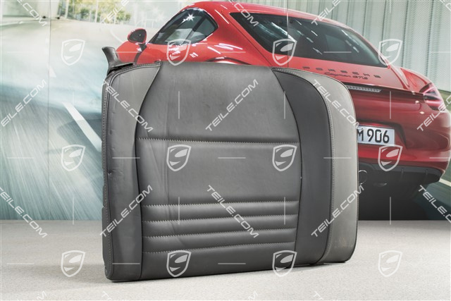 Notsitzrückenlehne, Leder, schwarz, Cabrio, R