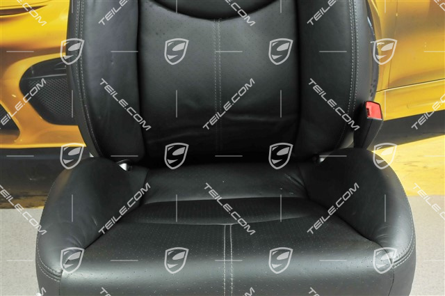 Sportsitz, el einstellbar, heizung, Lordosenstuetze, Leder, Schwarz, ohne Airbag, R