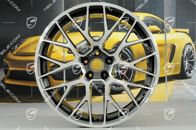 20-inch RS-Spyder Design wheel rim, titanium, 9J x 20 ET26