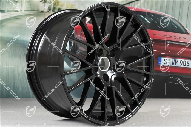 21" Felge Cayenne RS Spyder, 11J x 21 ET49, schwarz hochglanz