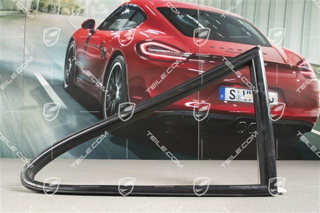 Sealing frame for rear quarter glass, L