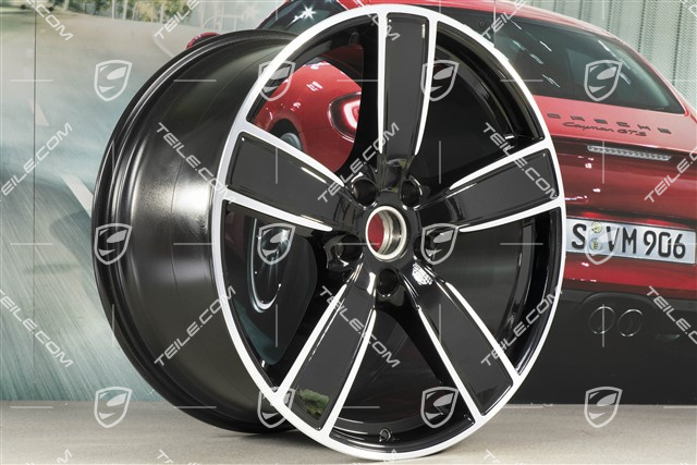 22" Felge Sport Classic, 11,5J x 22 ET61, schwarz hochglanz