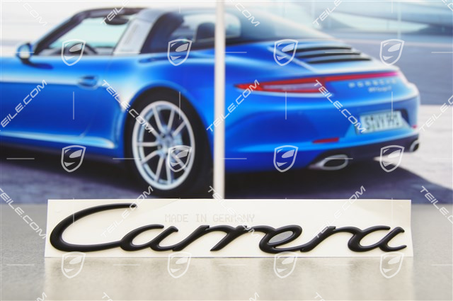 Napis "Carrera", czarny Napis "Carrera", czarny