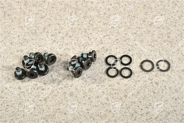 Fitting screws with washers, set, GT3 RS Spoiler Fitting screws with washers, set, GT3 RS Spoiler