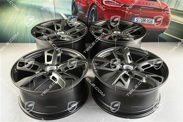 21" Wheel rim set Cross Turismo Design, 9,5J x 21 ET60 + 11,5J x 21 ET66, in Turbonite
