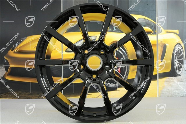 20" Felge Carrera Classic (II), 11,5J x 20 ET76, schwarz hochglanz