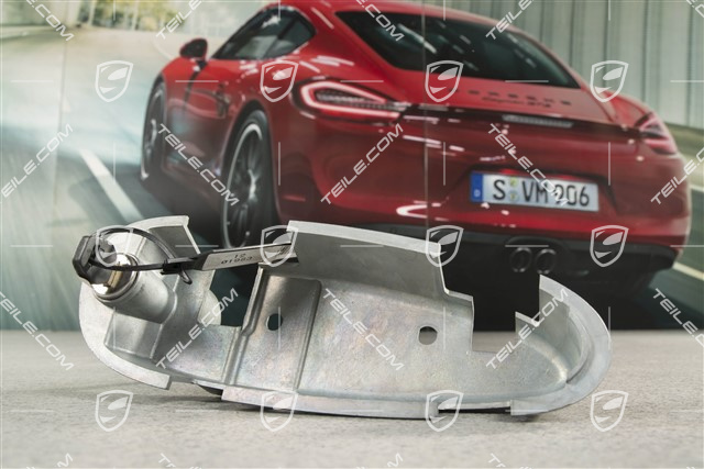 Halter mit Schließzylinder, R
