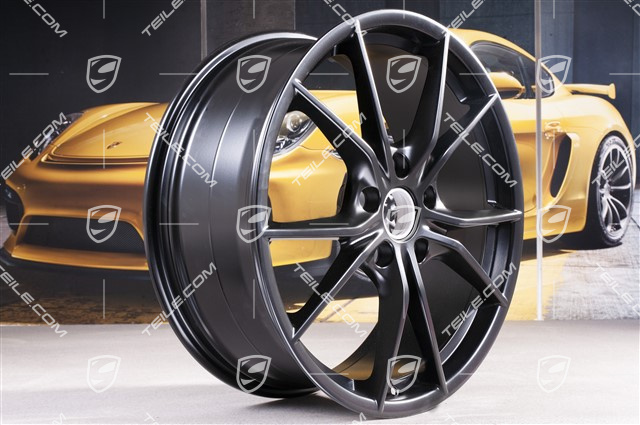 20" Felga Carrera S IV, 8J x 20 ET57, czarny mat satyna