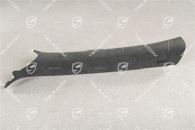 Verkleidung, A-Säule, Alcantara, Schwarz, L