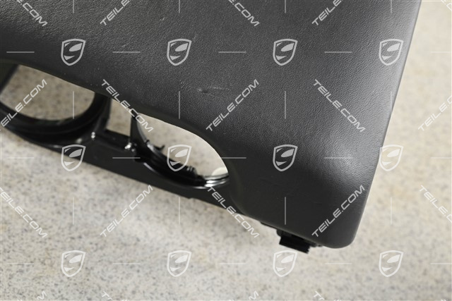 Lower part of the dashboard/console, leather, black (damaged leather)