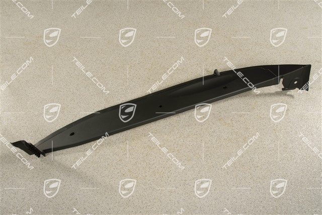 Kotflügel Blende, Satinschwarz, L