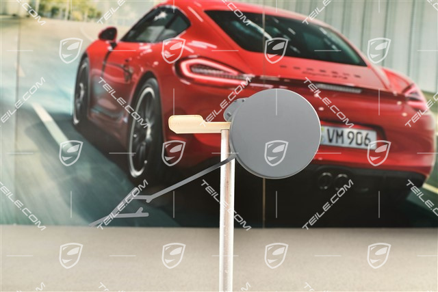 Front bumper, Towing hook lug cover / cap / trim, Prime coated, L