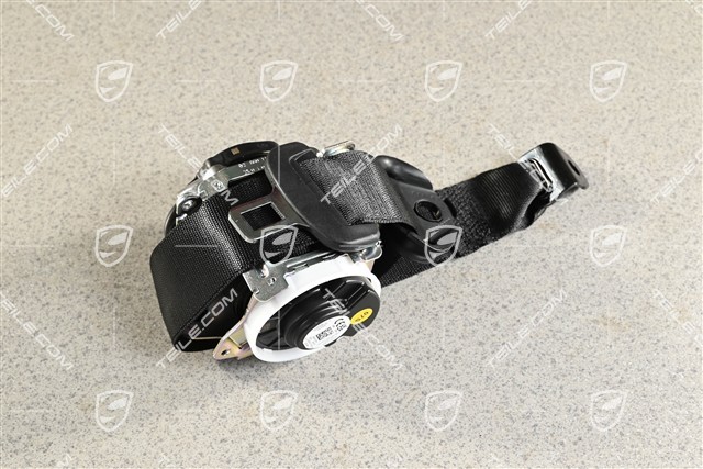 Coupe, Sicherheitsgurt, hinten, Schwarz, L=R