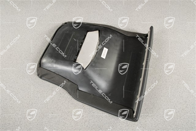 Notsitzkissen, Cabrio, Kunstleder, Schwarz, L
