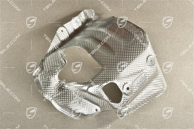 Heat shield for main exhaust muffler, R
