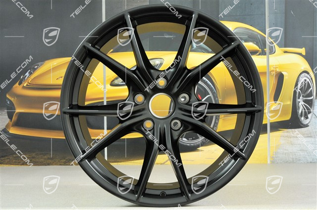 20" Felge Carrera S (IV), 11,5J x 20 ET76  in Schwarz Seidenmatt