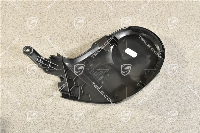 Seat rail hider, volcano Grey, R