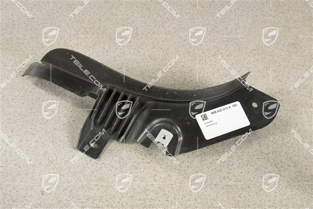 Verkleidung / Blende, Schwarz, L
