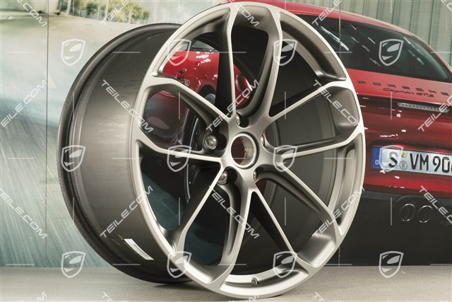 22-inch wheel rim GT, rear, 11,5J x 22 ET52, Platinum satin-matt