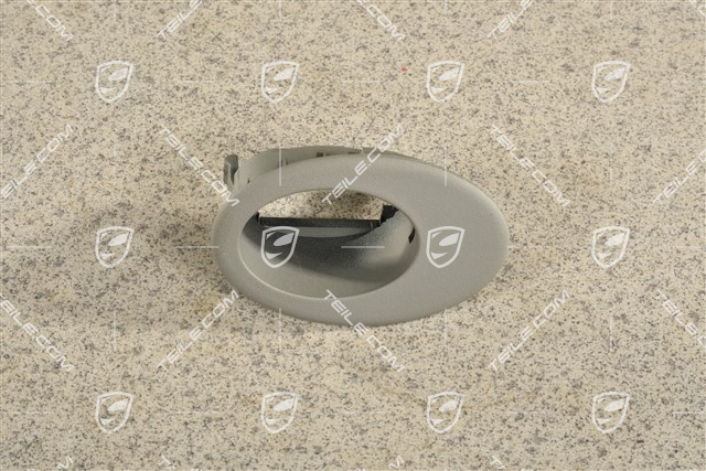 Hazard / warning light switch cover, Graphite grey RHD