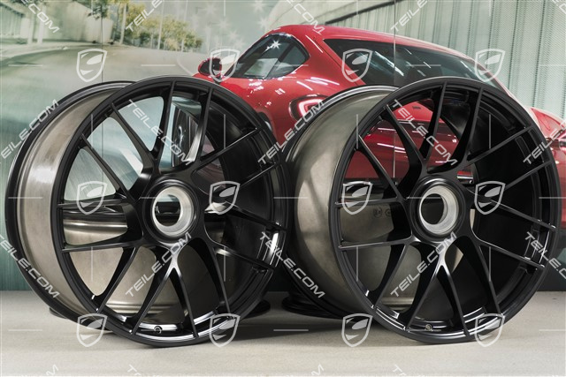 20-inch wheel rim set Turbo Sport III, central lock, 9J x 20 ET51 + 11,5J x 20 ET56, black high gloss