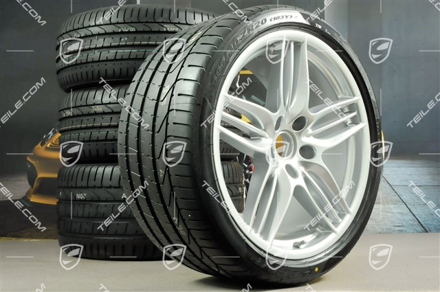20" SportDesign Sommerräder Satz, Felgen 8,5J x 20 ET51 + 11J x 20 ET52 + Pirelli Pirelli P Zero Sommerreifen 245/35 Z20 + 305/30 Z20, mit RDK-Sensoren