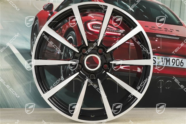 20" Felga Carrera Classic (II), 11,5J x 20 ET76, czarny połysk