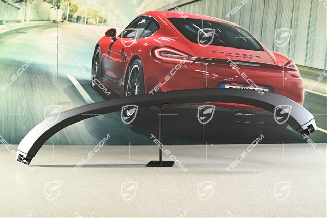 Targa top, storage cover trim, centre, rear, Black