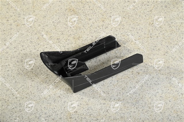 Rail cover, Front seat manually adjustable, Black, R