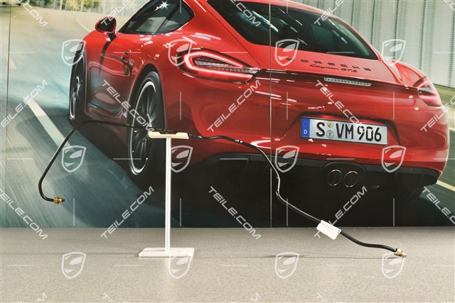 Pressure line to pressure accumulator, Air suspension, Black