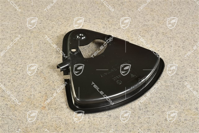 Base plate for hood / bonnet cable handle