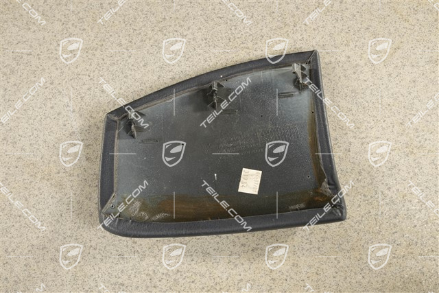 Centre console side trim, leatherette, Metropole blue, R