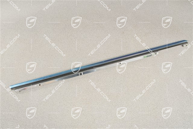 Moulding, Door channel, incl. sealing, front, Aluminium, R